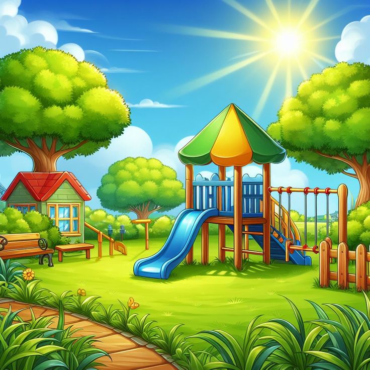Taman bermain dan ruang terbuka hijau